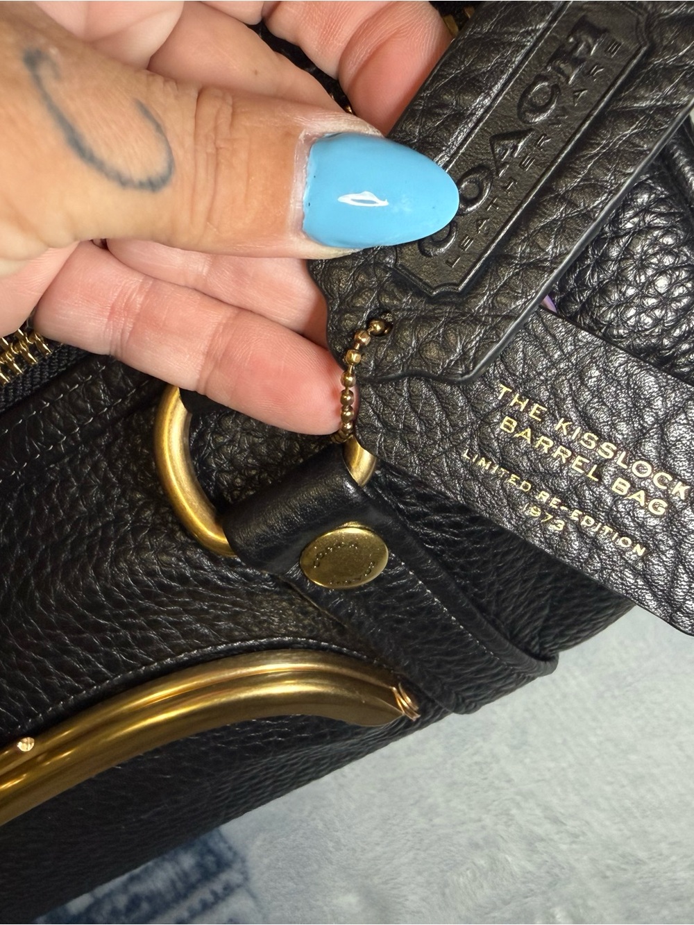 Coach large Kisslock barrel bag re-edition - Picture 2 of 6